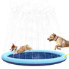 Wityoo Large Blue Splash Pad for Dogs & Kids - Non-Slip Durable Sprinkler Wading Pool, Outdoor Water Game Mat for Children & Pets