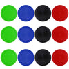 Kasteco 12 Pack 2.5 Inch Air Hockey Pucks For Small Size Table (Red Blue Green Black, 64X4 Mm)