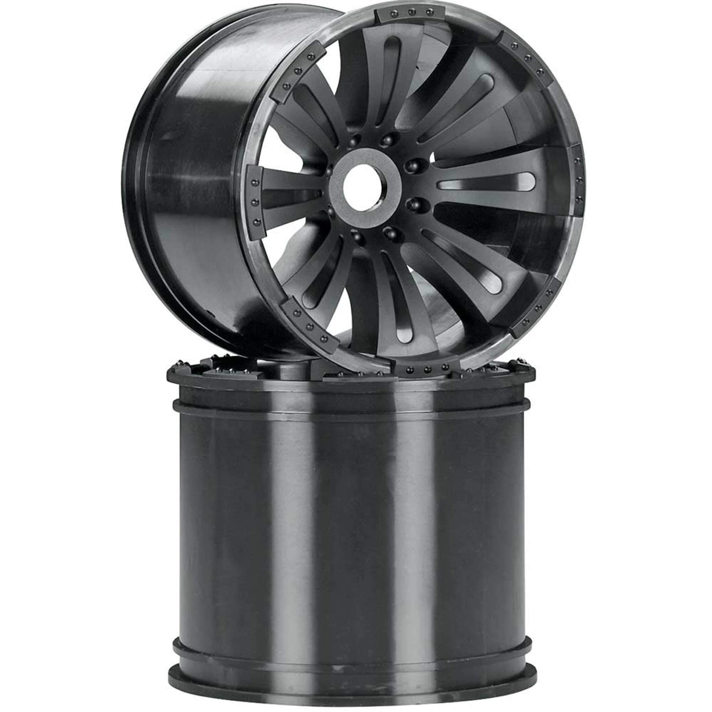 Axial AX8008 8-Spoke Oversize Wheel (2-Piece), Black
