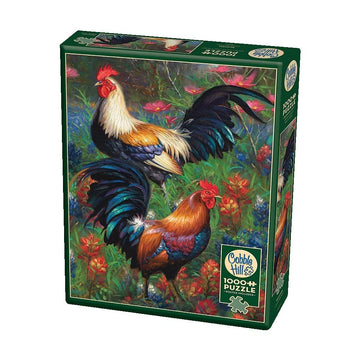 Cobblehill Puzzles 1000 Pc -Roosters