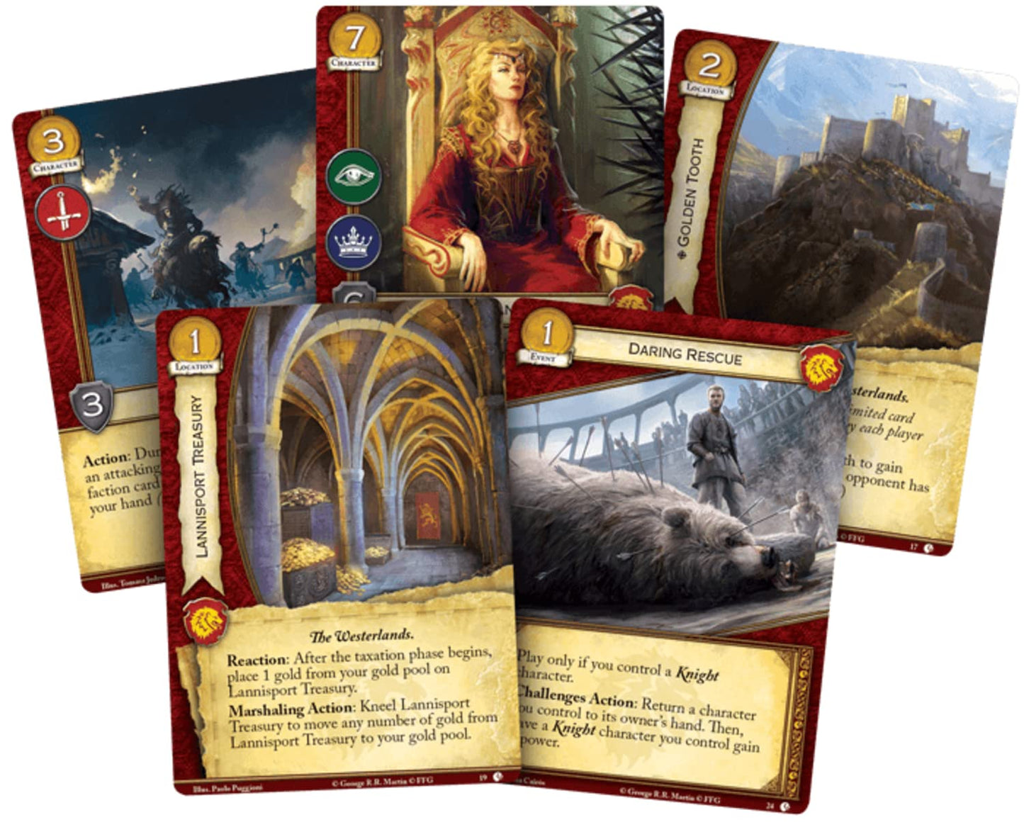 A Game Of Thrones Lcg Second Edition: Lions Of Casterly Rock