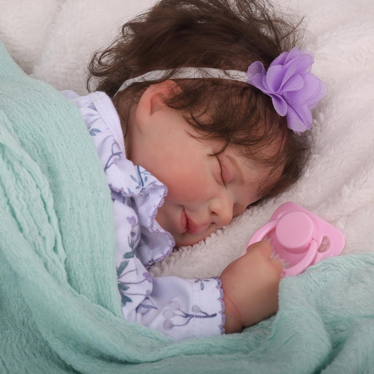 Ksbd Reborn Baby Dolls Girl - 18 Inch Realistic Newborn Baby Doll, Real Life Girl Baby Doll With Advanced Painted, Lifelike Sleeping Baby Doll With Weighted Soft Boby For Kids Age 3+ Gift