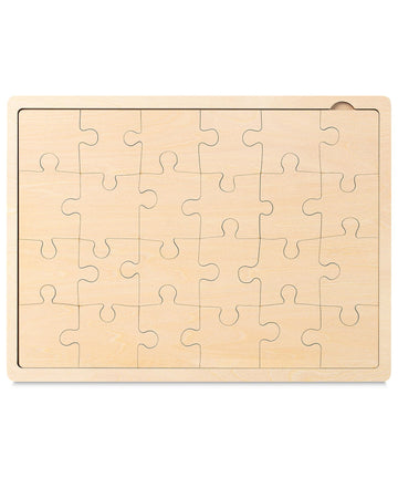 Mr. Pen- Blank Wooden Puzzle, 24 Pieces, 11.8'' X 8.8'', Wooden Blank Puzzles To Draw On