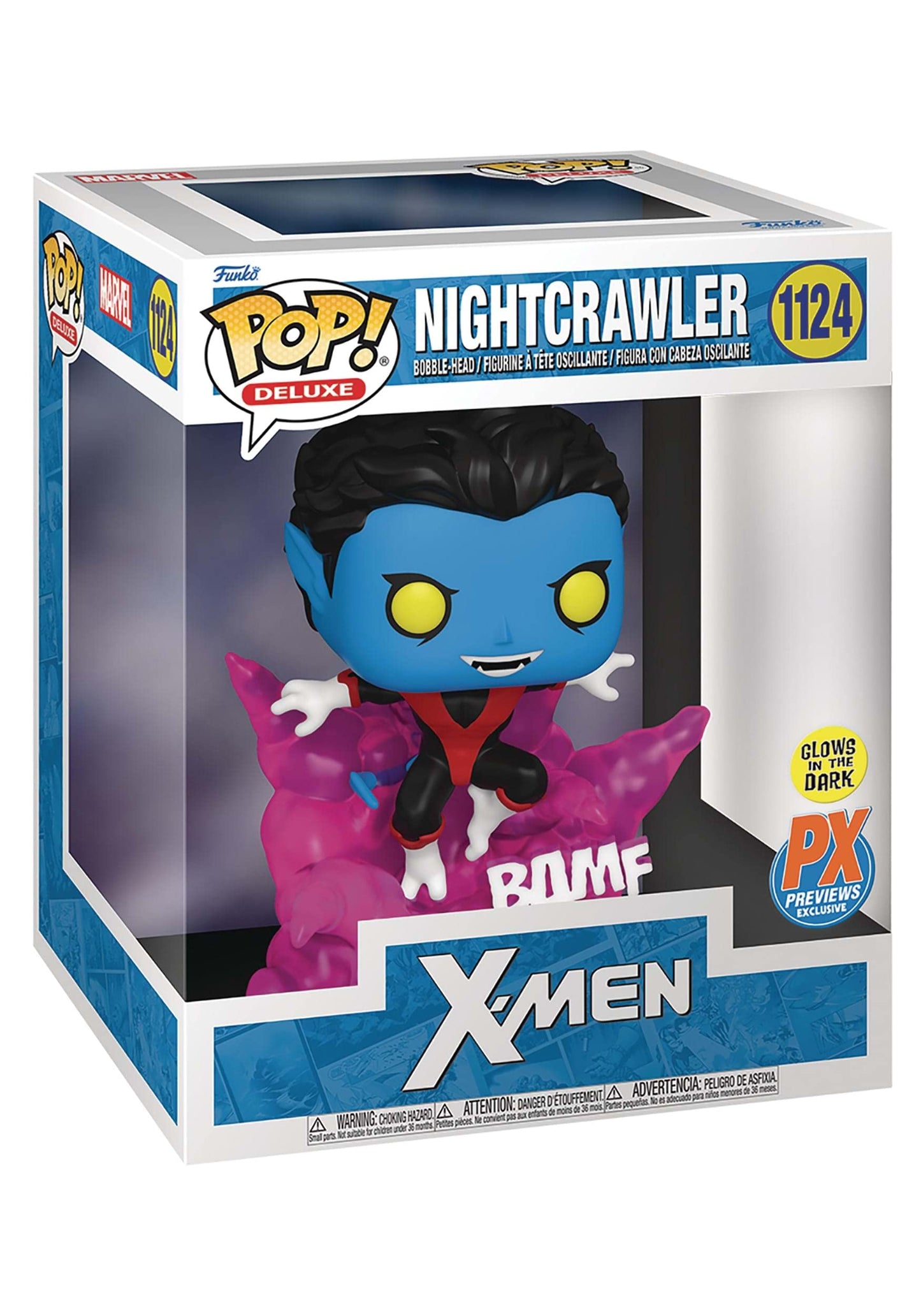 Pop! Deluxe: Nightcrawler (Teleporting) (GW) Previews limited availability Vinyl Figure
