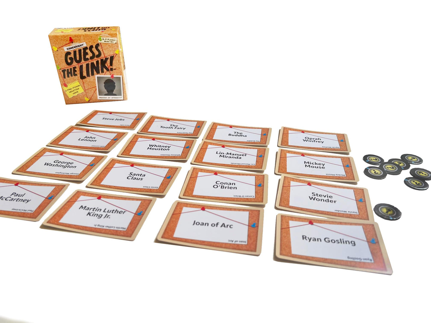 Gamewright - Guess The Link, A Star-Studded Deduction Game - Card Game For Kids - Ages 10 And Up - Perfect For Family Game Night