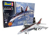 Revell RV03847 F/A-18F Super Hornet Plastic Model kit, Unvarnished