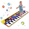 M SANMERSEN Musical Piano Mat - 28 Sounds Dance Playmat, 43x14 Inches, Colorful Fabric Toy for Kids 1-5 Years Old