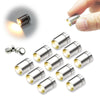 SUZEYAR 10 pcs Miniature Led Lights,Tiny Lights for Hand Craft/DIY,Miniature Lights Battery Powered, Dollhouse Light,Miniature L