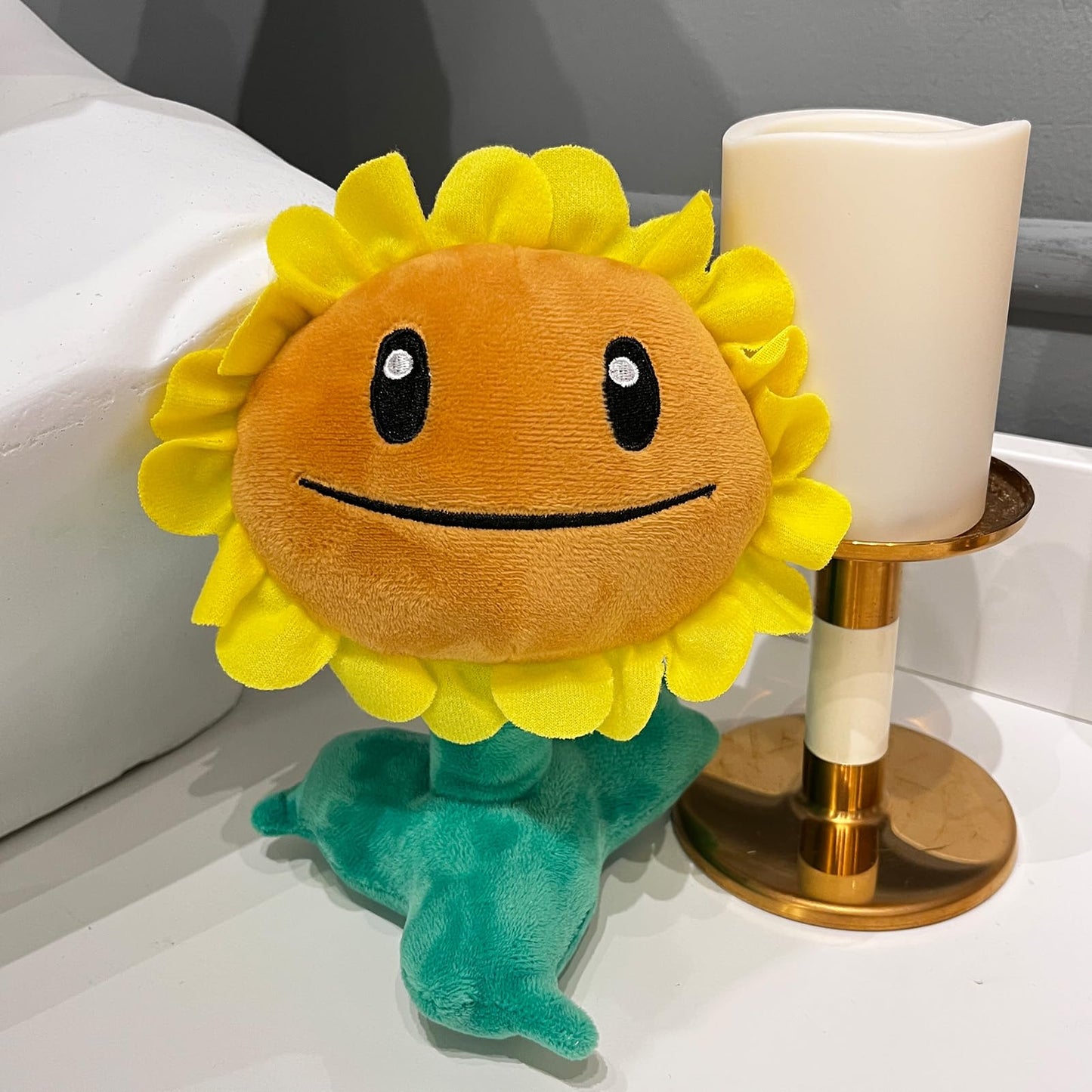 Dyharnsty 3Pcs Plants Vs Zombies Plush Toys Soft Figure Doll, Plants Vs Zombies Toys Pvz Plush Plants 1 2 Set