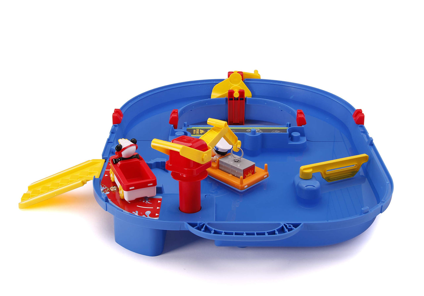 Jada Toys Aquaplay Ryan'S World Water Playset, Indoor And Outdoor Water Toy, Red And Blue Water Table, 2 Characters, 2 Boats Included 20.00 X 4.00 X 18.00 Inches