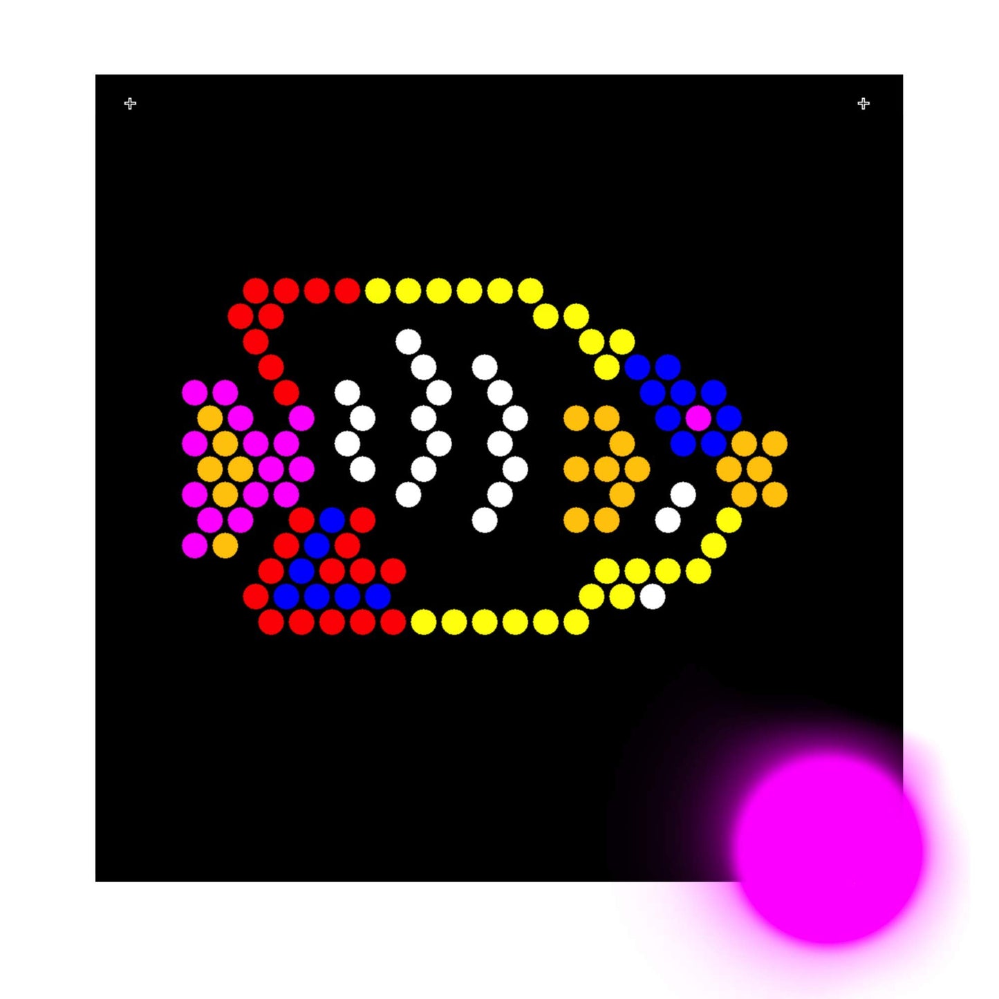 Illumipeg Under The Sea Refill Templates For Lite Brite Cube, Flat-Screen, And Four Share (10 Sheets, 7X7)