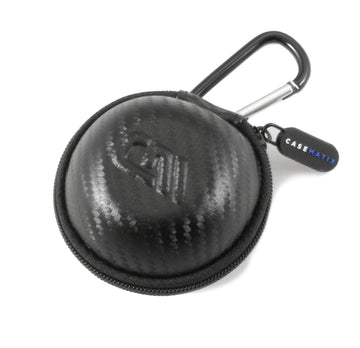 Casematix Blue Clip-On Toy Travel Case Compatible With Tamagotchi On Virtual Interactive Pet Game, Giga Pets Ar And More Digital Pets, Black Case Only