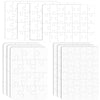 Sumind 10 Sets Blank Sublimation Puzzle Jigsaw Rectangle Heart Shaped White Diy Custom Puzzle Heat Press Thermal Transfer Pearl(A5-28/12/48 Rectangle)