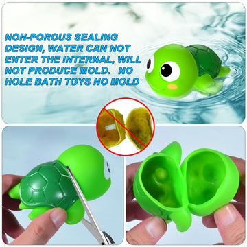 Fwxzbkk Bath Toys,Mold Free Baby Bath Toys For Toddlers 1-3,No Hole Bath Toys For Babies 6-12 Months,Bath Tub Toys For Toddlers