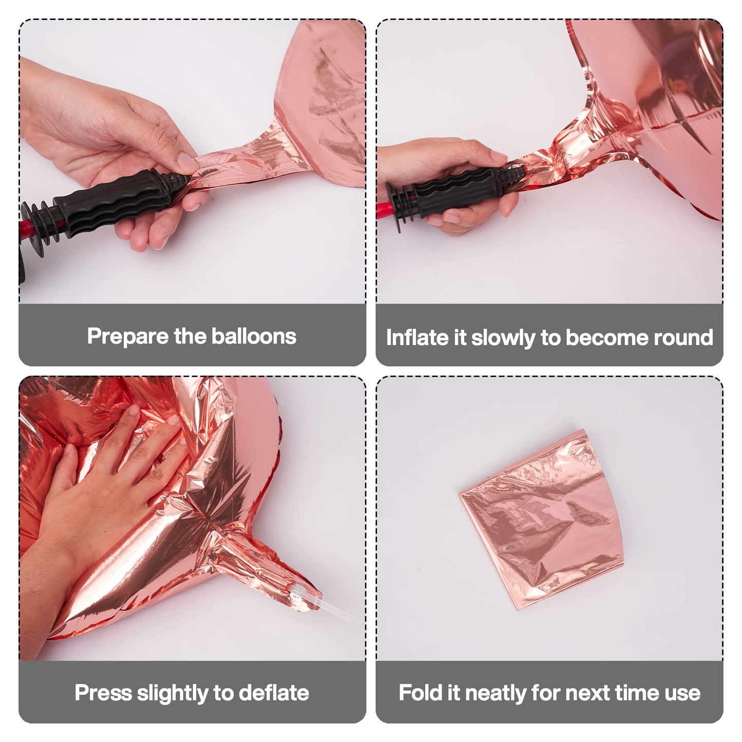 Partywoo 140 Pcs Pink Balloon Arch Kit, Black And Hot Pink Balloon Garland With Rose Gold 4D Balloons, Dusty Rose Metallic Balloons For Birthday Decorations, Wedding Decorations, Bachelorette Party