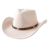 Jastore Toddler Baby Cowboy Hat Infant Baby Boys Girl Cowgirl Hats Kids Western Cowboy Hat (Us, Age, 18 Months, 4 Years, Beige)