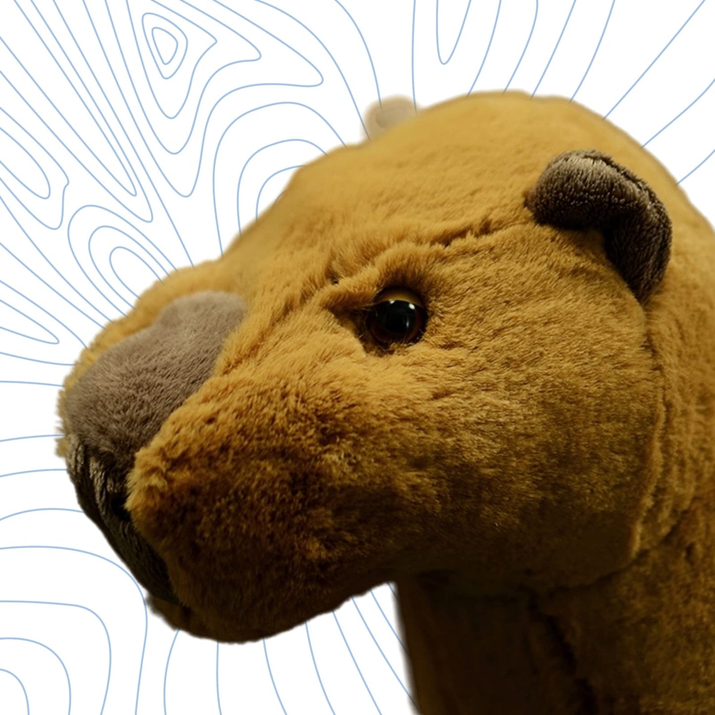 Frankiezhou Realistic Capybara Plush Toy 12”,Lifelike Rodent Capybara Stuffed Animals,Pillow Plush,Soft Wild Animals Crawling Capybara Stuffed Toys,Plushie Toys,Gifts For Kids,Baby Gift, Cry Babies