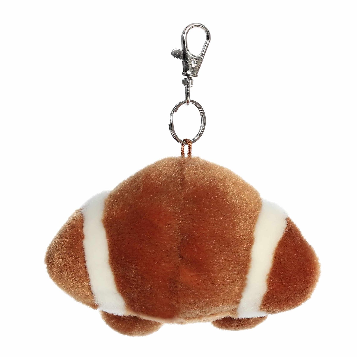 Aurora Adorable Palm Pals Tackle Football Clip-On - Fun Collectible Plush for Kids and mature-themed Collectors - Perfect for Decorating Rooms and Birthday Gifts - Brown 5 Inches