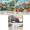 Bits And Pieces – Value Set Of Three Large 500 Piece Jigsaw Puzzles For Adults – Nature Jigsaw Puzzles By Artist Alan Giana, Completed Puzzle Size: 18' X 24'