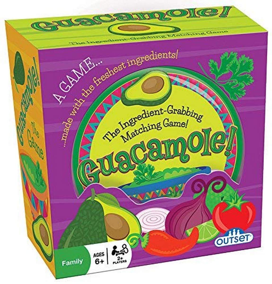 Guacamole Game - Cooperative And Critical Thinking Ingredient Matching Card Game - Ages 8+