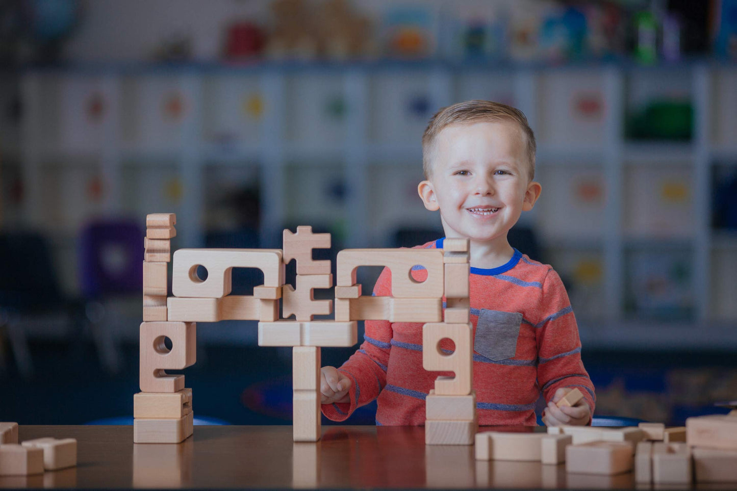 Sumblox All-New Starter Set Of 38 Math Building Blocks - Stem Solid Wood Educational Number Blocks, Includes 36 Activity Cards