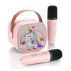 Mini Karaoke Machine For Kids Adults,Portable Bluetooth Karaoke Speaker For Adults Kids With 2 Microphones For 6 7 8 9 10 11 12