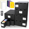 Qlouni Trading Card Storage Box, Includes 18-600 Ct Boxes & 60 Card Dividers, Trading Card Organizer For Collectible Card Games,