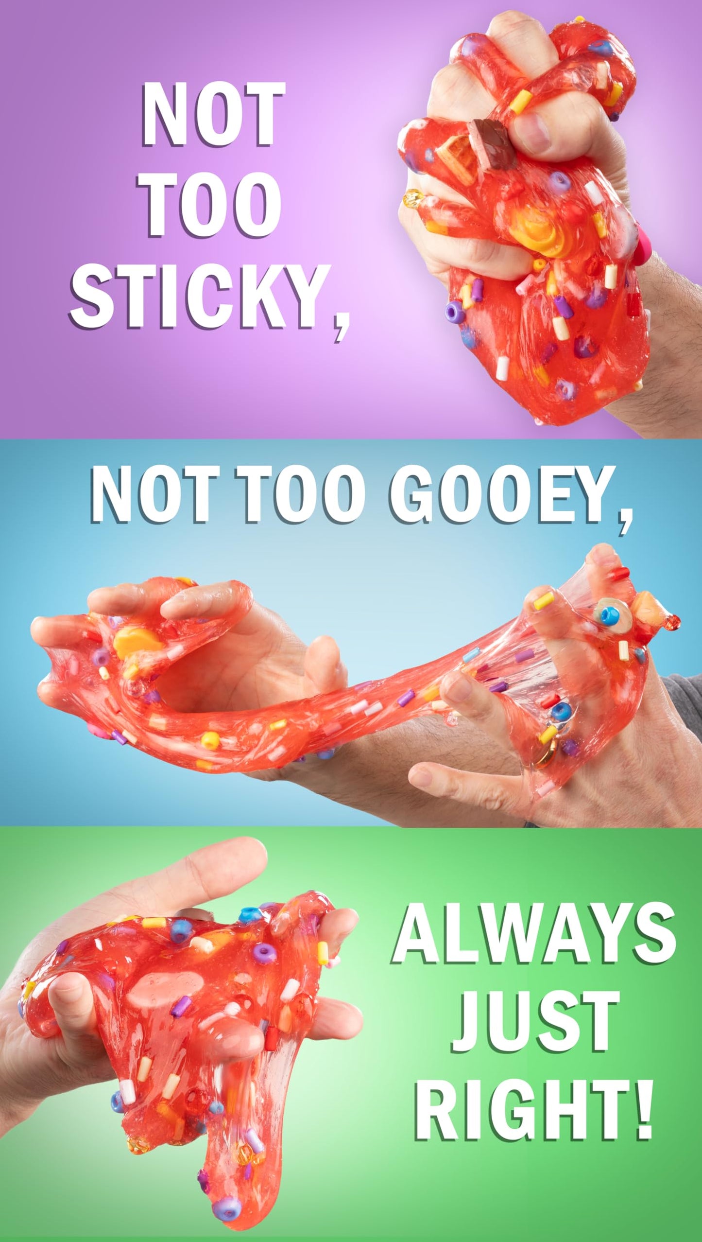 Crazy Aaron'S Slime Charmers® - Sunny Side Up - Vibrant Red Water Slime, Sensory Toys For Kids - Creative And Endless Fun, Stress Relief Therapy, Gifts For Girls And Boys - Made In Usa