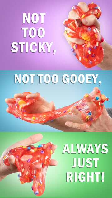 Crazy Aaron'S Slime Charmers® - Sunny Side Up - Vibrant Red Water Slime, Sensory Toys For Kids - Creative And Endless Fun, Stress Relief Therapy, Gifts For Girls And Boys - Made In Usa