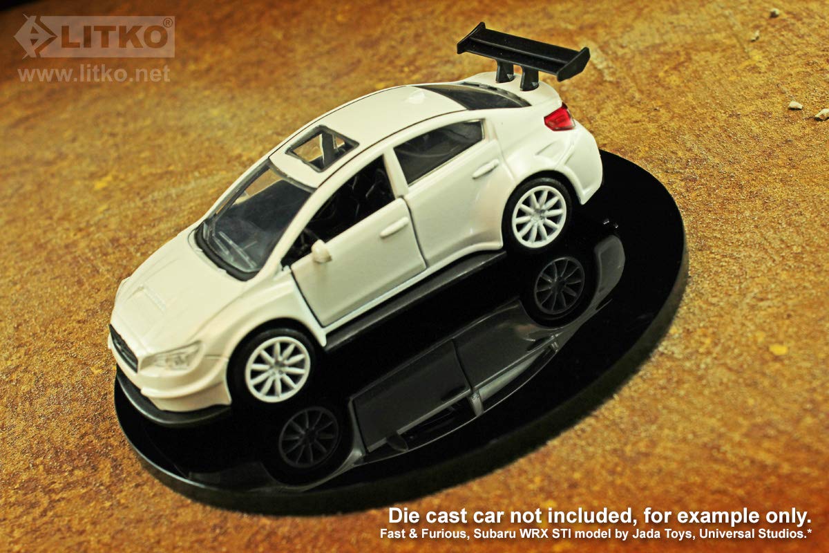 Litko Model Display Base | 6 Inch Circular | 6 Inch Round | 152Mm | Rpg Colossal Figure Size
