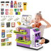 Deao Toy Cash Register For Kids Pretend Play Store Calculator Money 3 In 1 Coffee Machine Set Toys With Water Outlet Function Pl