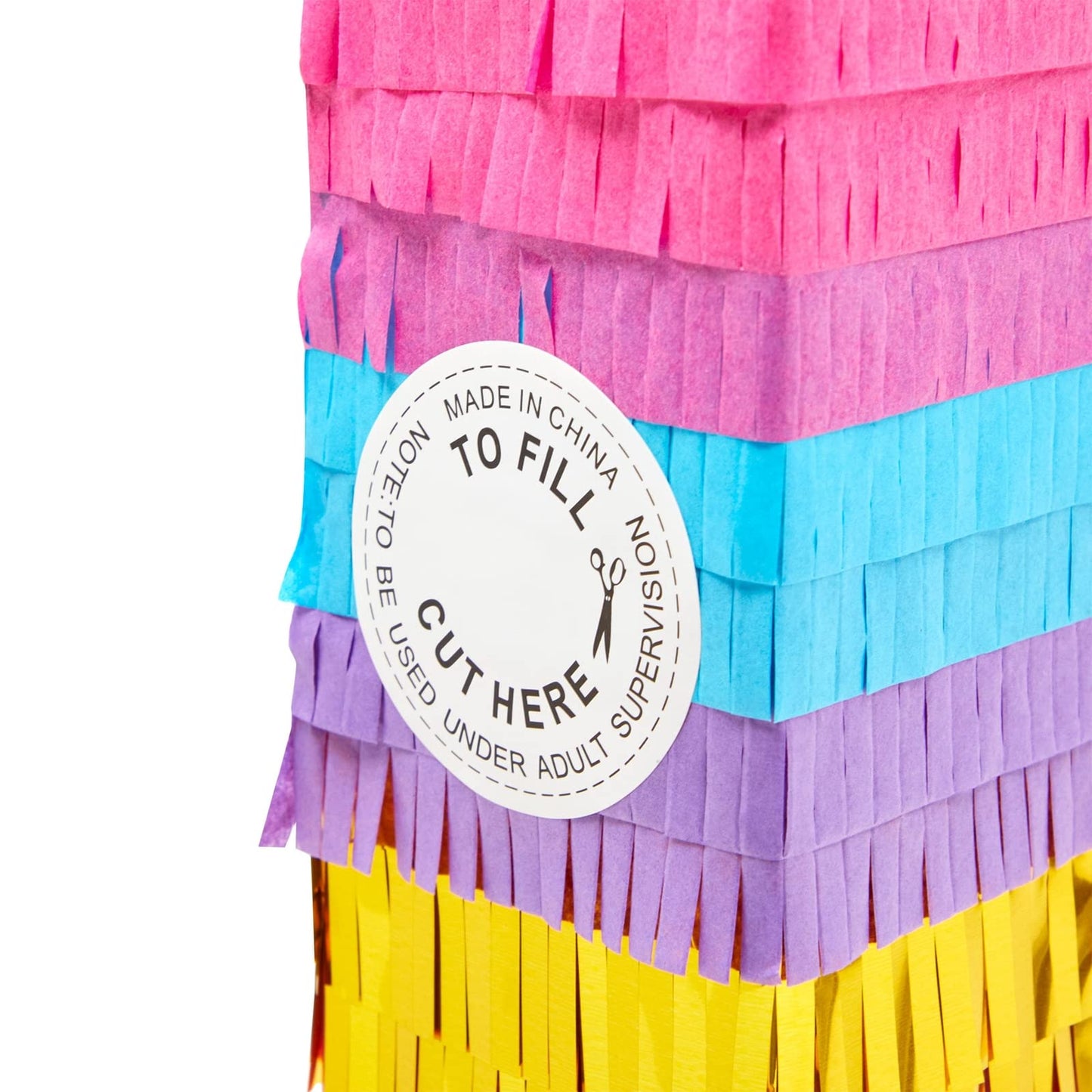Blue Panda Rainbow Number 1 Pinata For 1St Birthday Party Decorations, Fiesta, Cinco De Mayo, Anniversary Celebration (Small, 16.5 X 11 X 3 Inches)