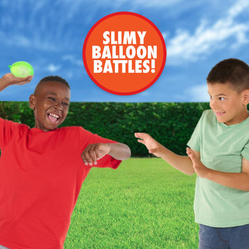 Nickelodeon Slime Compound Fill & Fling Balloon Bucket - Slime Filled Balloons For Gooey Birthday Fun (Non-Toxic And Washable)