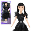 Dbywiub 11.5'' Girls Black Doll, Black Dress, Black High Heels, And Black Hair, Gift For Girls & Fans