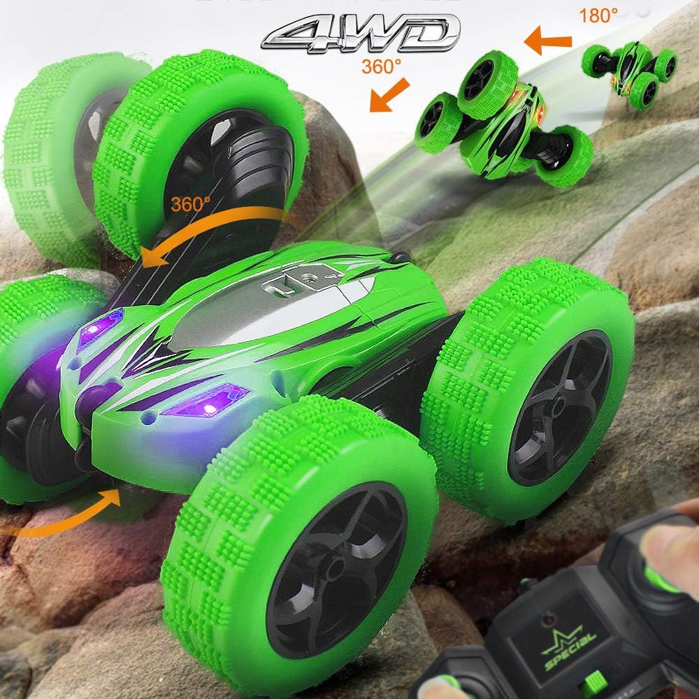 FREE TO FLY Remote Control Car RC Cars - Drift High Speed Stunt Car Race Toy Rechargeable Car Birthday Gifts for Boys Girls Ages