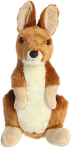 Aurora Adorable Flopsie Kangaroo Stuffed Animal - Playful Ease - Timeless Companions - Brown 12 Inches