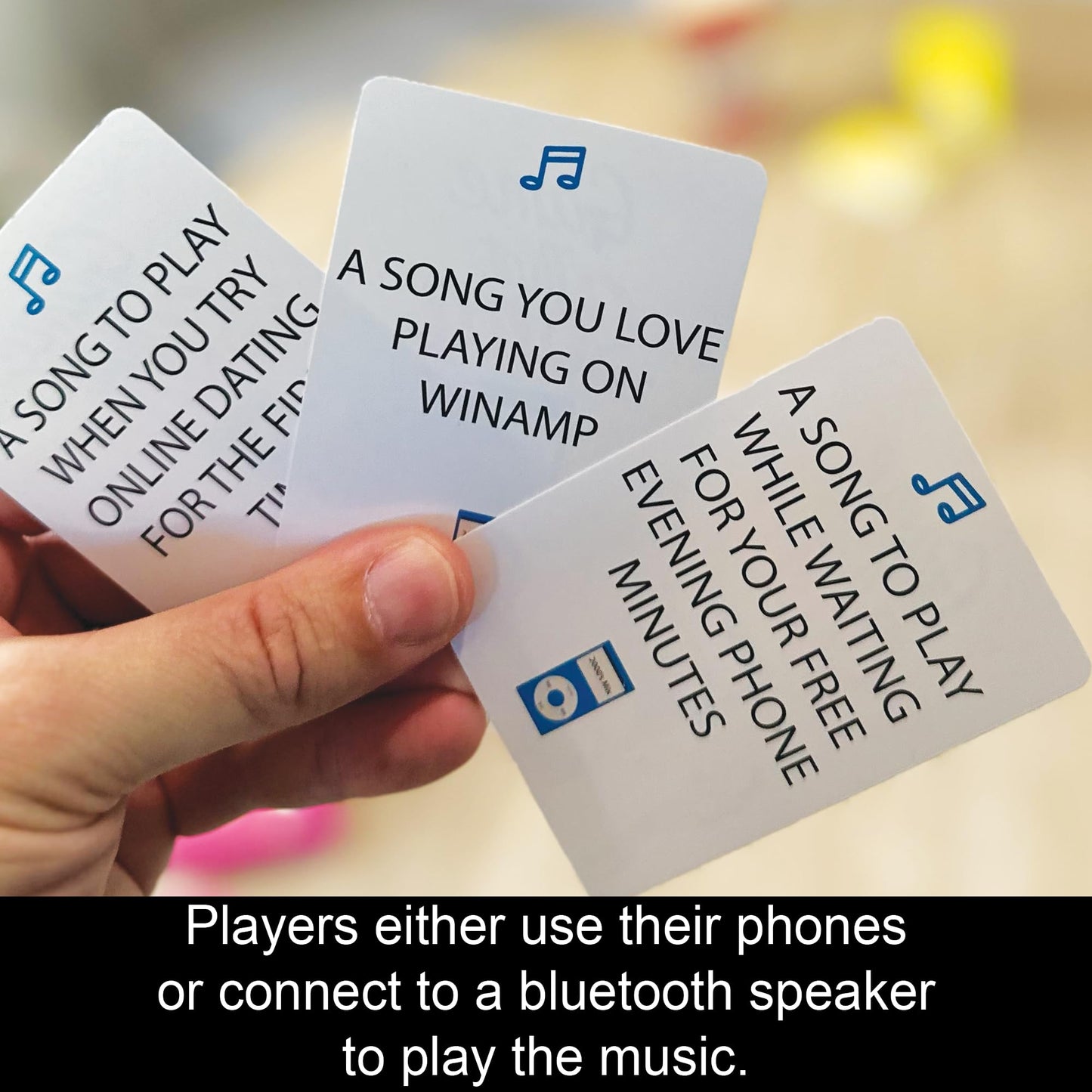 Game That Song Music Card Game - 2000's Mix Expansion, 50 New Cards, Cardstock, Yellow - Fun for Family and Game Nights!