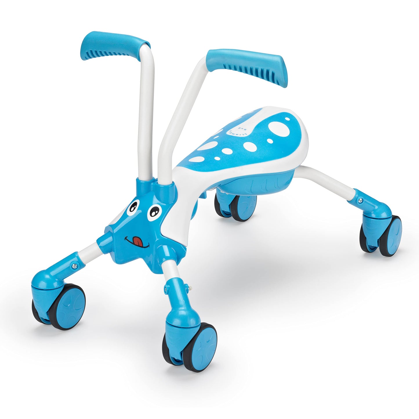 Scramblebug Tide | 4 Wheel Toddler Balance Bike | Developmental Ride On Toy | Indoor Or Outdoor | Foldable For Storage Or Travel