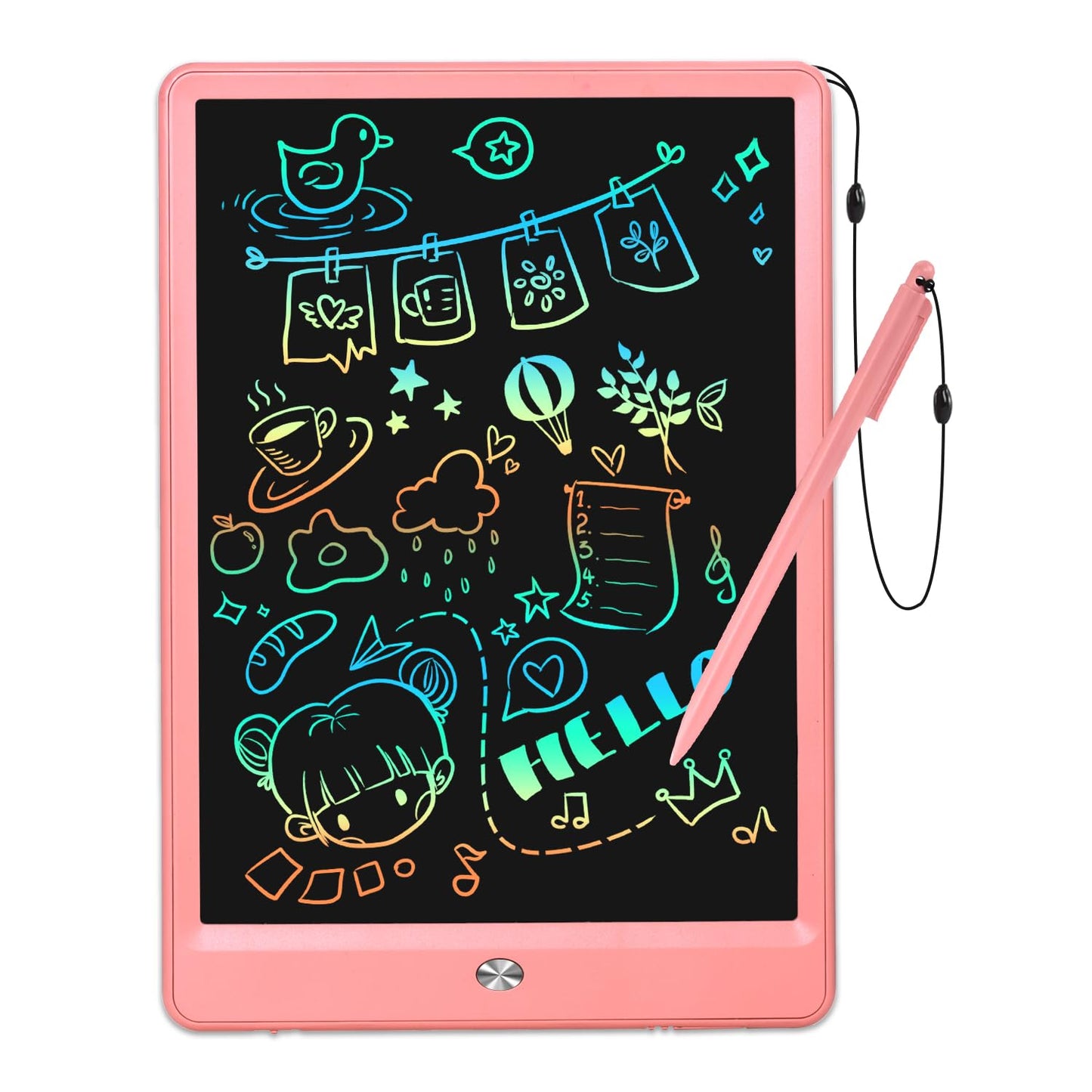 Eoocoo Toys For Ages 3-6, Drawing Board, 10 Inch Lcd Writing Tablet, Electronic Drawing Tablet, Girl Birthday Gift, Kids Toys, D