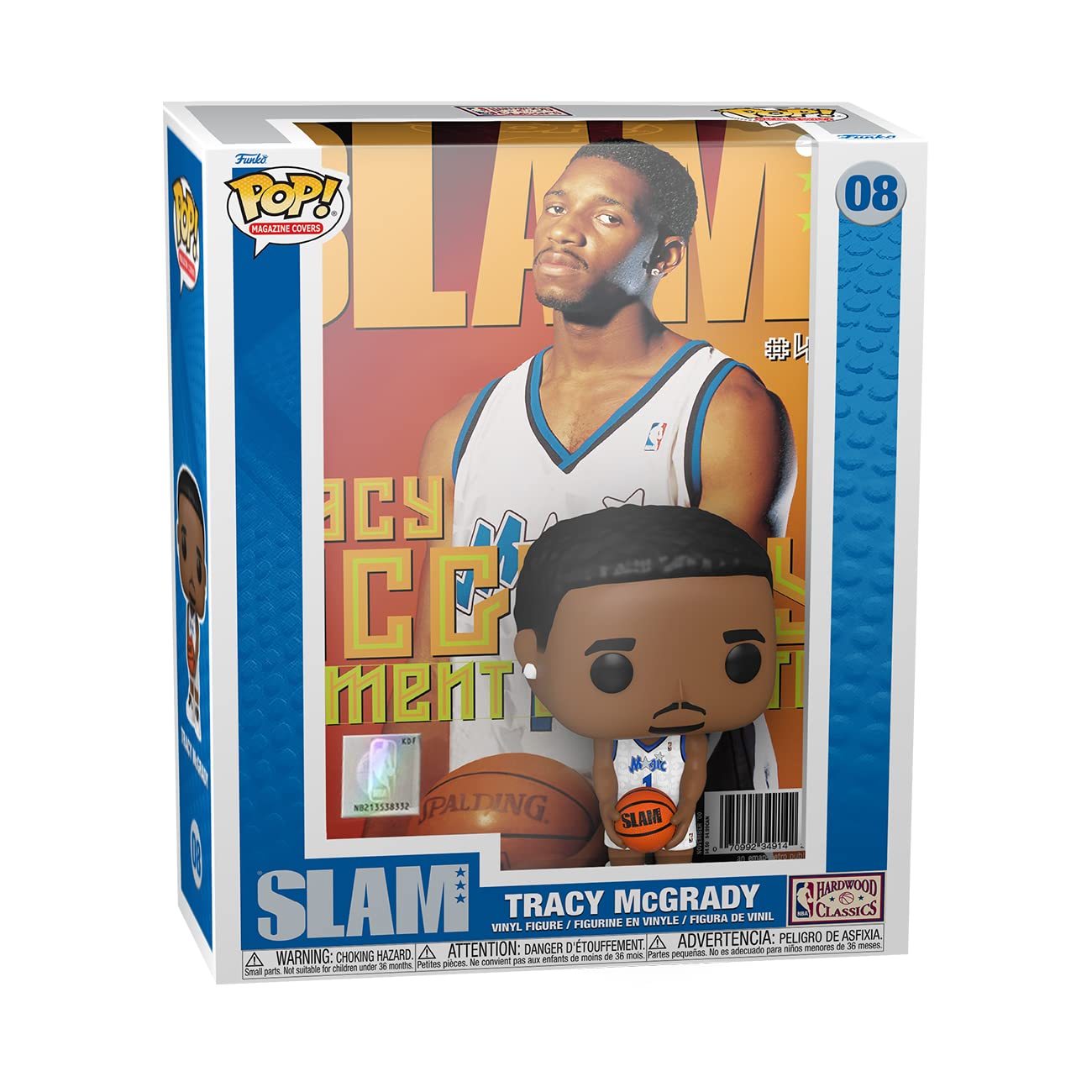 Funko Pop! NBA Cover SLAM Tracy McGrady Figure - Multicolor Vinyl, Model 64004