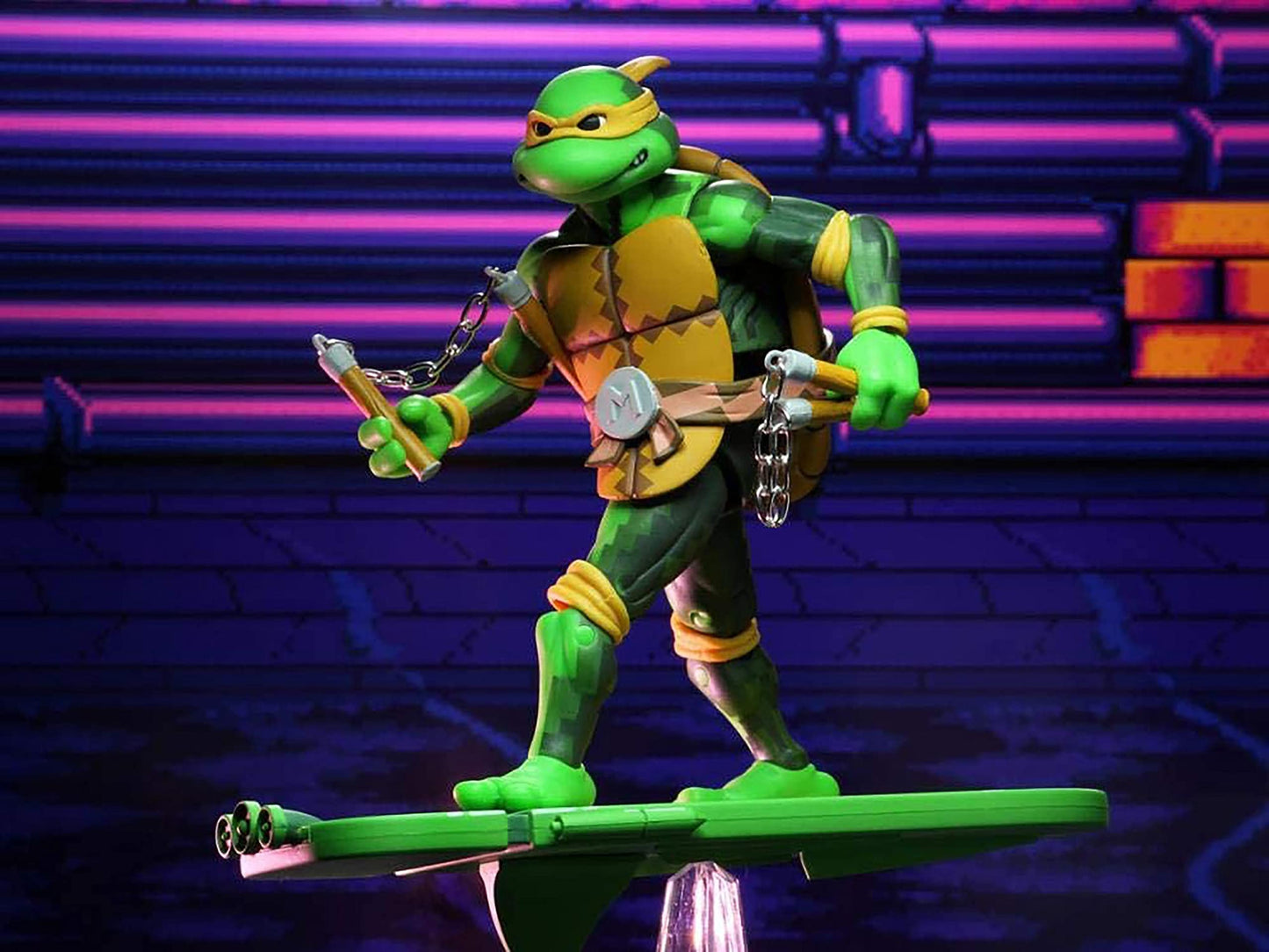 NECA Teenage Mutant Ninja Turtles: Turtles in Time - 7 Scale Action Figure - Michelangelo