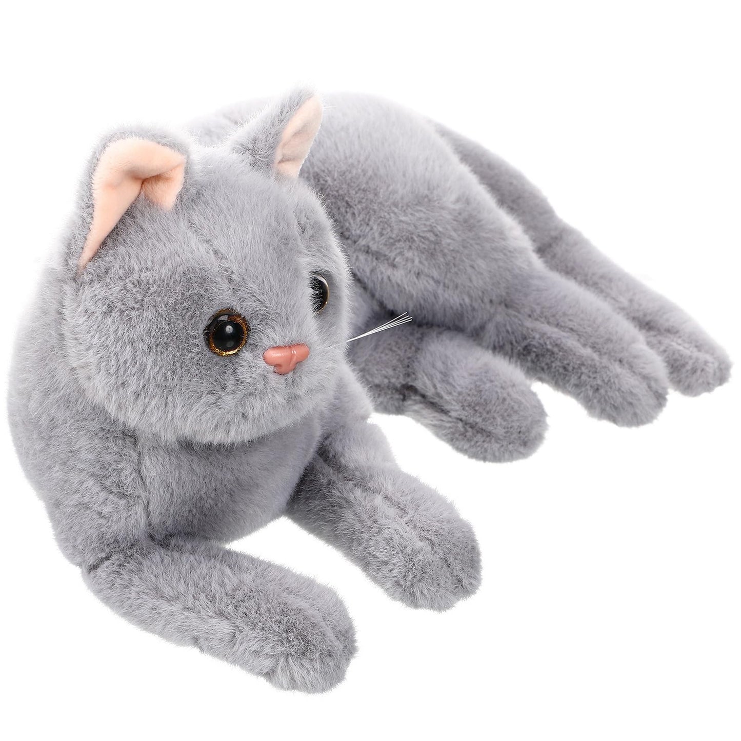 Gadpiparty Stuffed Cats Plush Cat Doll, Realistic Soft Plush Cat Toy For Kids Adults Boys And Girls, Stuffed Animals Cat Doll Fo