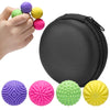 Magnetic Sensory Fidget Balls - 4-Pack Silicone Weighted Stress Relief Toys For Kids, Teens & Adults - Quiet, Textured Magnet Fi