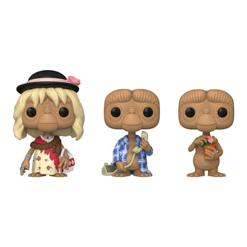 Funko Pop! Movies E.T. 40th 3 Pack Vinyl Figures Special Edition Multicolor limited availability