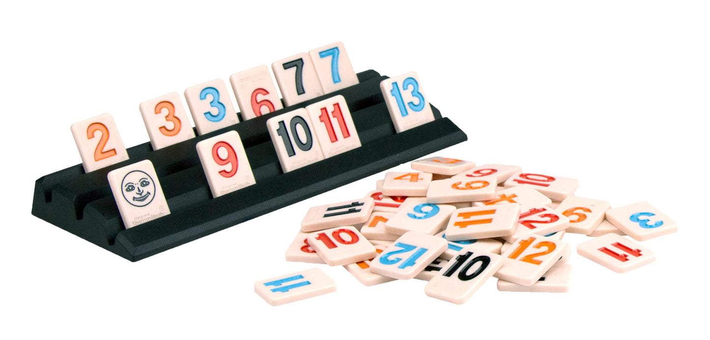 Pressman Original Retro Style Large Numbers Rummikub - Includes Tiles With Bright, Over-Sized, Inset Numbers For Easy Viewing, M