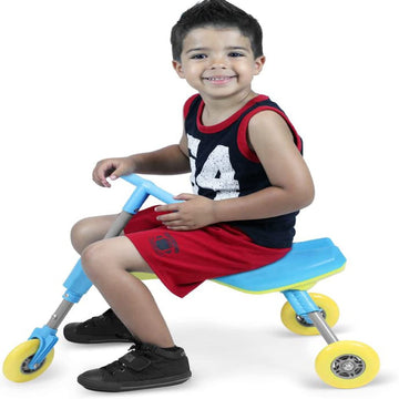 MEKBOK Fly Bike Foldable Indoor/Outdoor Toddlers Glide Tricycle - Blue