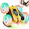 FREE TO FLY Remote Control Car for Boys 6-12: Kids Rc Stunt Car 2.4GHz Fast Race Car with Lights 4WD 360Rotating RC Cars Toy Gif