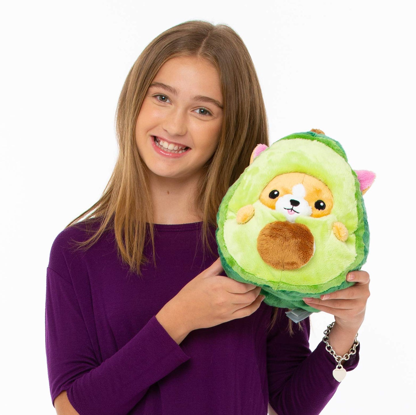 Squishable / Undercover Corgi in Avocado 7 Plush