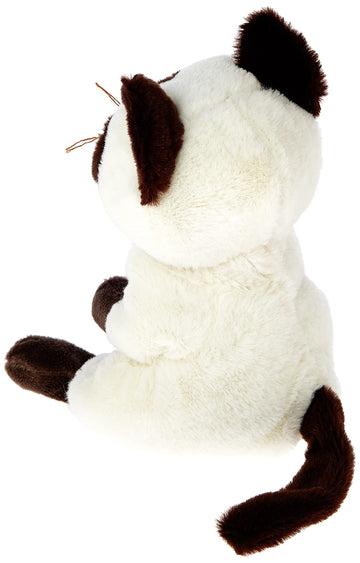 TY Beanie Babies Miso The Cat Soft Toy, 15cm Grey, Polyester, Model TY40548