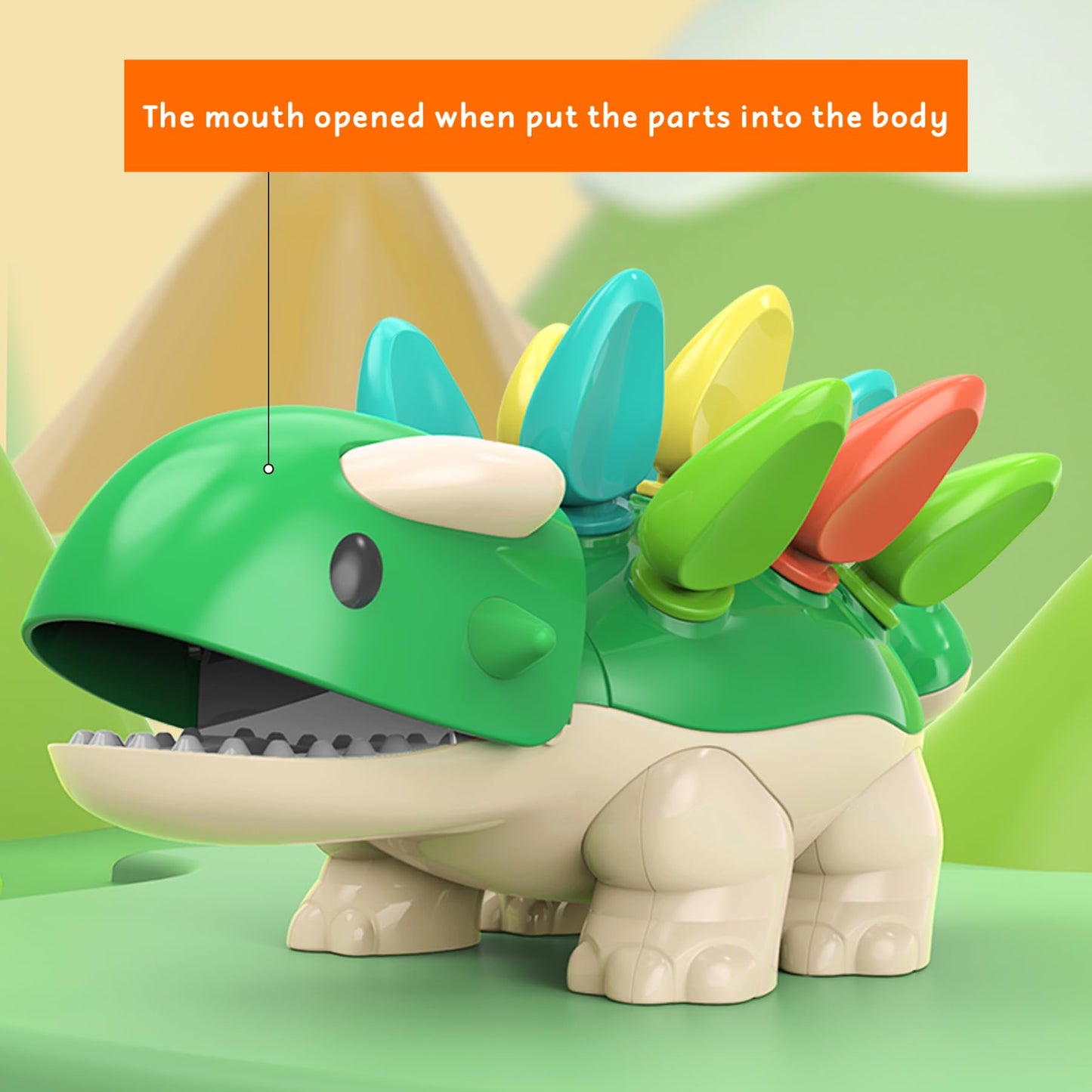 Toddler Montessori Toys Educational Dinosaur Game Learning Activities - Gifts For 6 9 12 18 Month Age 1 2 3 4 One Year Old Boy G